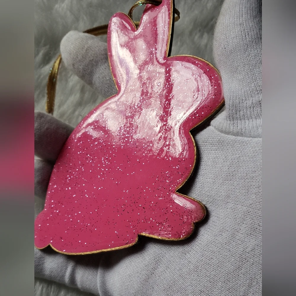 Handmade Spring Flower Bunny Decor Accessory - Picture 6 of 10
